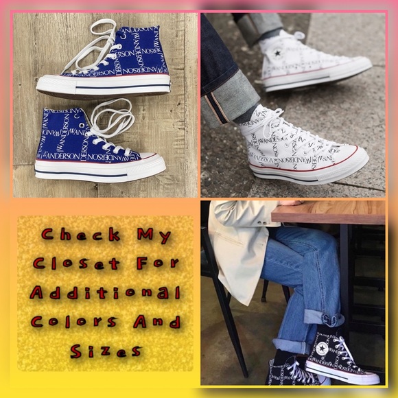 🆕CONVERSE JW Anderson Logo Unisex High Tops - Picture 9 of 11
